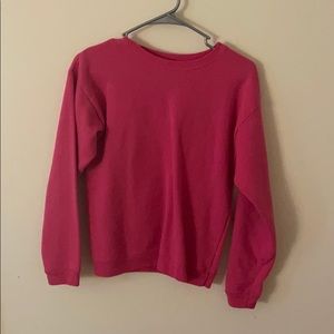 Pink long sleeve top